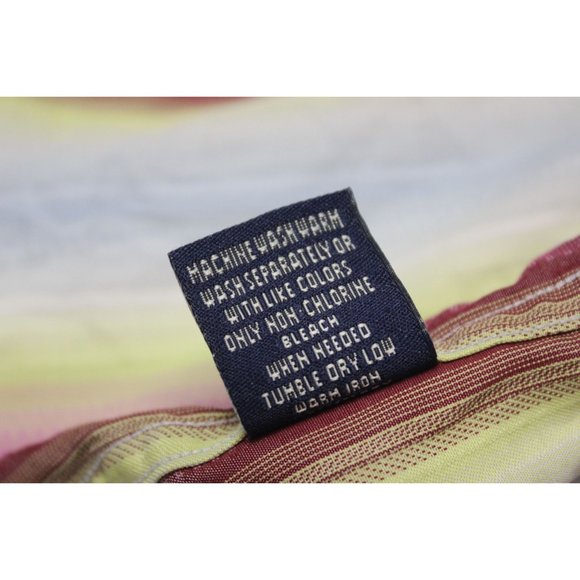 Robert Graham men's embroidered flip cuff striped long sleeve button front shirt - Picture 16 of 16